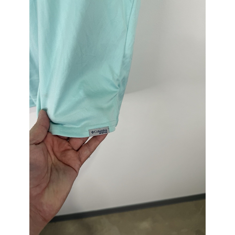Columbia Performance Fishing Gear Women's Short Sleeve Teal Polo Shirt Size XXL - Picture 5 of 11